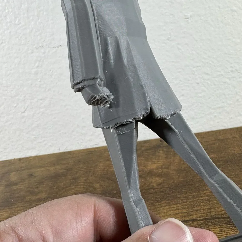 Team Fortress 2 Spy Figurine | 3D Printed Low Poly TF2 Spy Model 6in Prototype